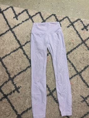 Lululemon High-Waist Lavender Leggings